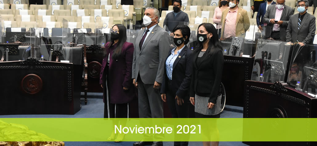 imagen que muestra a los diputados integrantes de la directiva del mes de noviembre de 2021-abre en una nueva pestaña